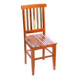 Cadeira Mineira Madeira De Demolição Peroba Rosa - Pátina Assento Não Há Desenho Do Tecido Não Há