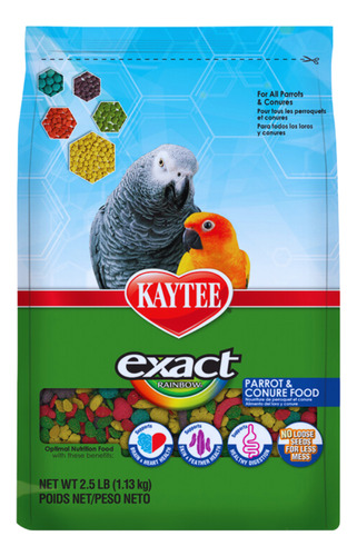 Alimento Extrusado Rainbow Papagaios  - 1.130 Kg - Kaytee