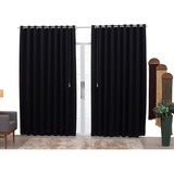 Cortina Blackout Moderna De Pingente 4,00x2,30 M Corta Luz