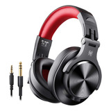 Auriculares Oneodio A71 Dj Profesionales Black Red