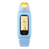 Smartwatch Havit Reloj Para Niños M81 Color De La Caja Blanco Color De La Malla Celeste Color Del Bisel Negro