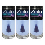 Kit 3 Esmalte Top Coat Neon Anita 10ml Fluorescente Atacado