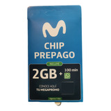 Chips Movistar Pack 10 Und 20min + 200 Mb