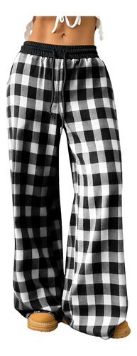 Pantalones Deportivos Cómodos Con Bolsillo A Cuadros De Colo