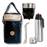 Mate Imperial Kit Bolso Premium Termo Manija Bombilla Pro