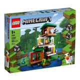 Kit Lego Minecraft La Casa Del Árbol Moderna 21174 +9 Años