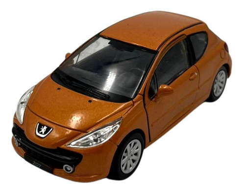 Carro Peugeot 207 Naranja Escala 1:36- Usado - Sin Caja