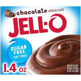 Gelatina Jello Chocolate Sin Azucar Instantaneo Pudin 39g