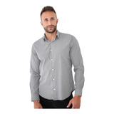 Camisa Xadrez Social Casual Masculina Slim Passa Fácil Luxo