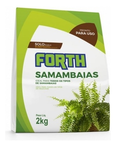 Forth Substrato Samambaia 2kg Forth Jardim