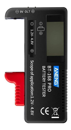 Bt-168 Probador De Bateria Universal Tester 18650 Aa Aaa 9v