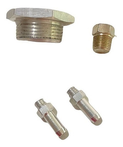 Kit Tampão Válvula Prioridade + Tampão 1/8npt + Niples M6