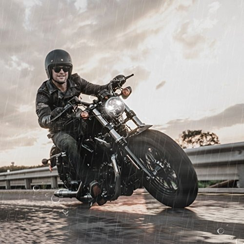 Faro Delantero Motocicleta 5 3 4 Led Para Harley Davidson Foto 5
