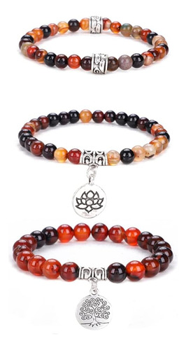 Ueuc Pulsera De Chakra Curativa Con Piedras Semipreciosas Na