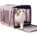 Transportador Para Gatos Grande Con Lados Suaves, Viaje Apro