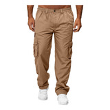 Men's Casual Loose Straight Cargo Pants