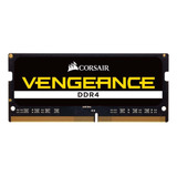 Memoria Ram Vengeance Gamer Color Negro  8gb 1 Corsair Cmsx8gx4m1a2400c16