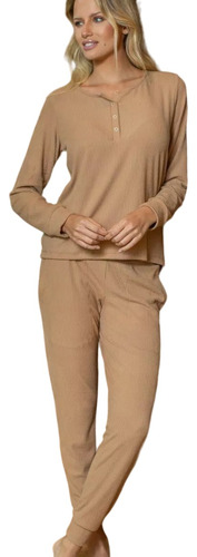 Pijama Moley Algodón Mujer Invierno 2134 Innocenza
