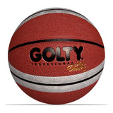 Balón Baloncesto Golty Profesional Aero No. 5-marron/plata Color Marron/plata