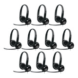 Kit 10 Headsets Usb Logitech H390 (981-000014)