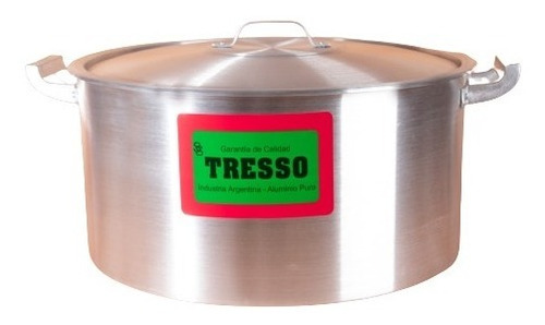 Cacerola Gastronomica Reforzada N°28 8,6l - Aluminio Tresso