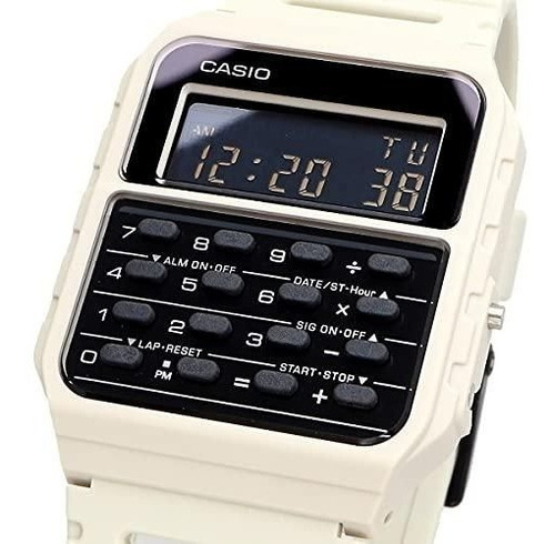 Relógio Casio Unissex Calculadora Data Bank Ca-53wf-8bdf