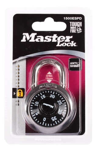 Candado Combinacion Master Lock 1500 D/1500 Espd