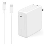 Cargador Mac Book Pro De 100 W Usb C Para Macbook Pro 16, 15