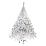 Arbol De Navidad Blanco Montañes Deluxe 1,30mts Pie Metal