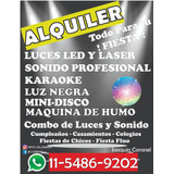 Alquiler De Karaoke, Luces, Sonido, Fluo - Zona Norte Y Más