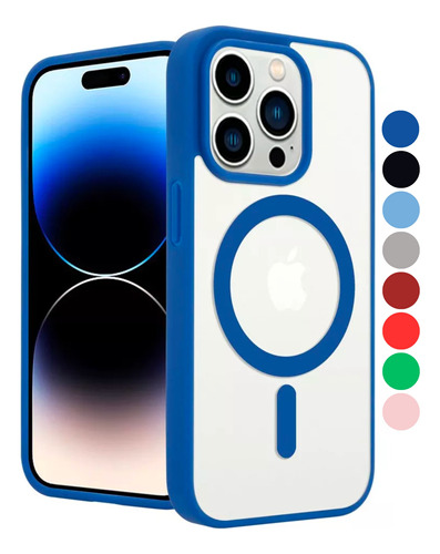 Funda Case Transparente Magnetica Compatible iPhone 15 