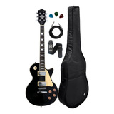 Guitarra Strinberg Les Paul Lps230 Bk + Kit Capa Luxo Cabo