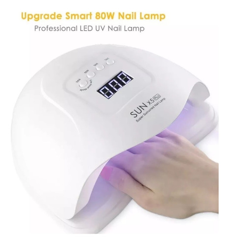 Cabine Led Uv Sun 5 X Plus 80w Secagem Unhas Gel Promoção!