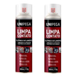 2 Pç Limpa Contato Eletrico Placa Circuito 300ml Unipega