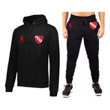 Conjunto Buzo Y Pantalón Jogging Independiente Escudo Retro