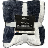 Manta Plush Sherpa 127x152cm Calidad Premiun