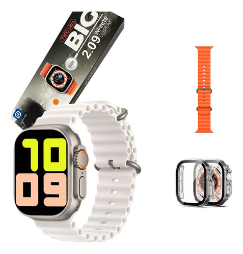 Reloj Smartwatch T900 Ultra Blanco+ Correa + Protector 49mm