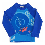 Remera Rashguard Prot. Uv Traje De Baño Nene Niño - Olivetta