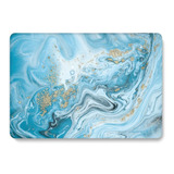 Carcasa Funda Protector Case  Macbook Pro 13 Marble Blue