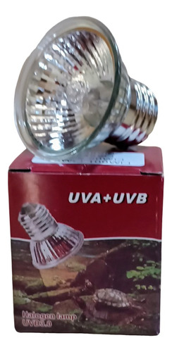 Mini Lâmpada Uva/uvb 25w + Aquecimento 3 Em 1 Halogen 110v 110v - 120v