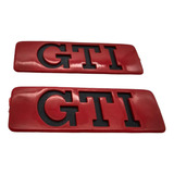 Par Emblemas Gti 16v Moldura Delgada Golf A2 Mk2 Con Patita