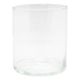 Recipiente Vidrio Vaso Portavela 5x6 X10 