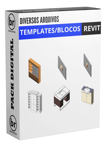 Projeto Banheiros - Gabinete Editável Revit 3d