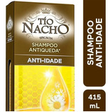 Shampoo Tio Nacho Anti-idade Antiqueda 415ml Lançamento