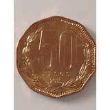 Moneda Chile 50 Pesos 2015 Unc (x1087