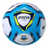 Bola De Futsal Hybrid Branco, Azul E Amarelo Joma