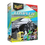 Meguiars Bucket Kit Interiores Vidrios Lavado Llantas 6 Pz