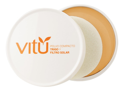 Polvo Compacto Vitú Trigo Y Filtro Solar Vitú