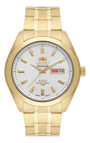Relógio Orient Dourado Masculino 469gp076f S1kx