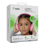Audifonos Bluetooth Belkin Kids Diadema Rosa